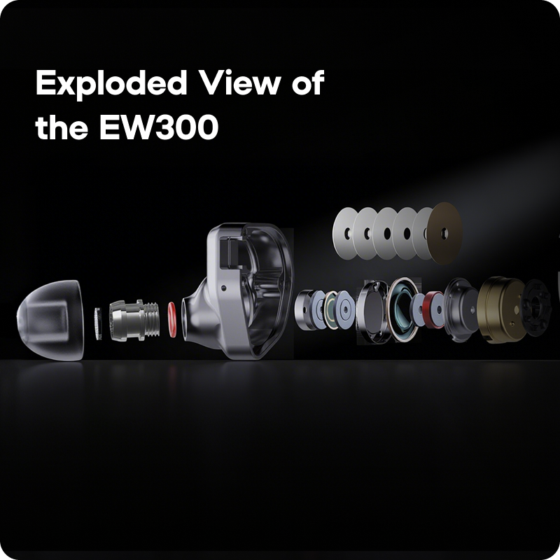 SIMGOT EW300 | 1DD+1Planar+1PZT Technologies