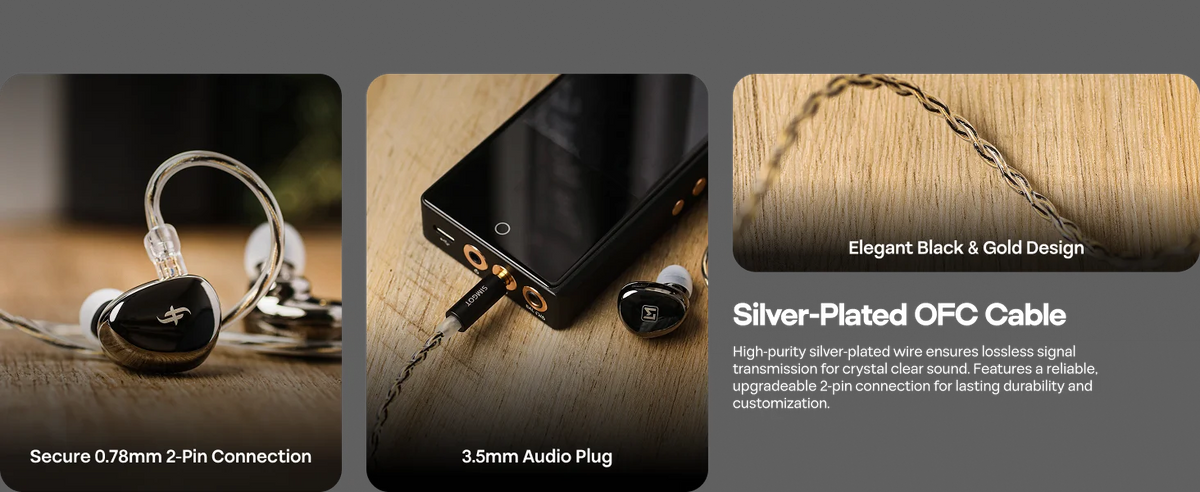 SIMGOT EA500 LM | Dual-Magnet & Dual-Cavity Lithium-Magnesium Diaphragm Dynamic Driver Technology