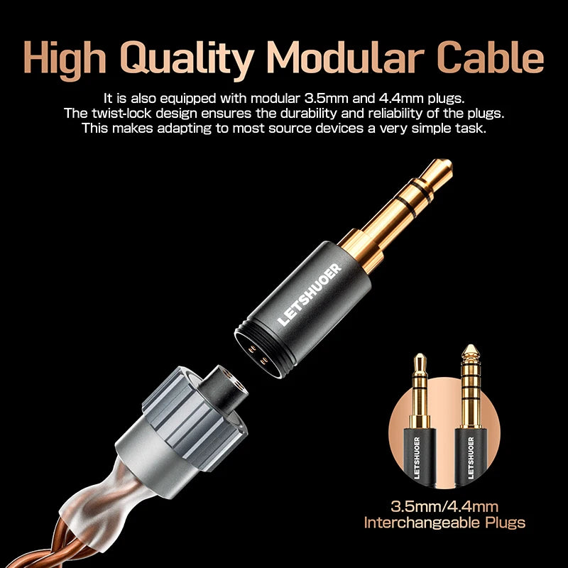 Letshuoer S08 | 4th Generation Dual-coil 13mm Planar Magnetic Transducer Technology
