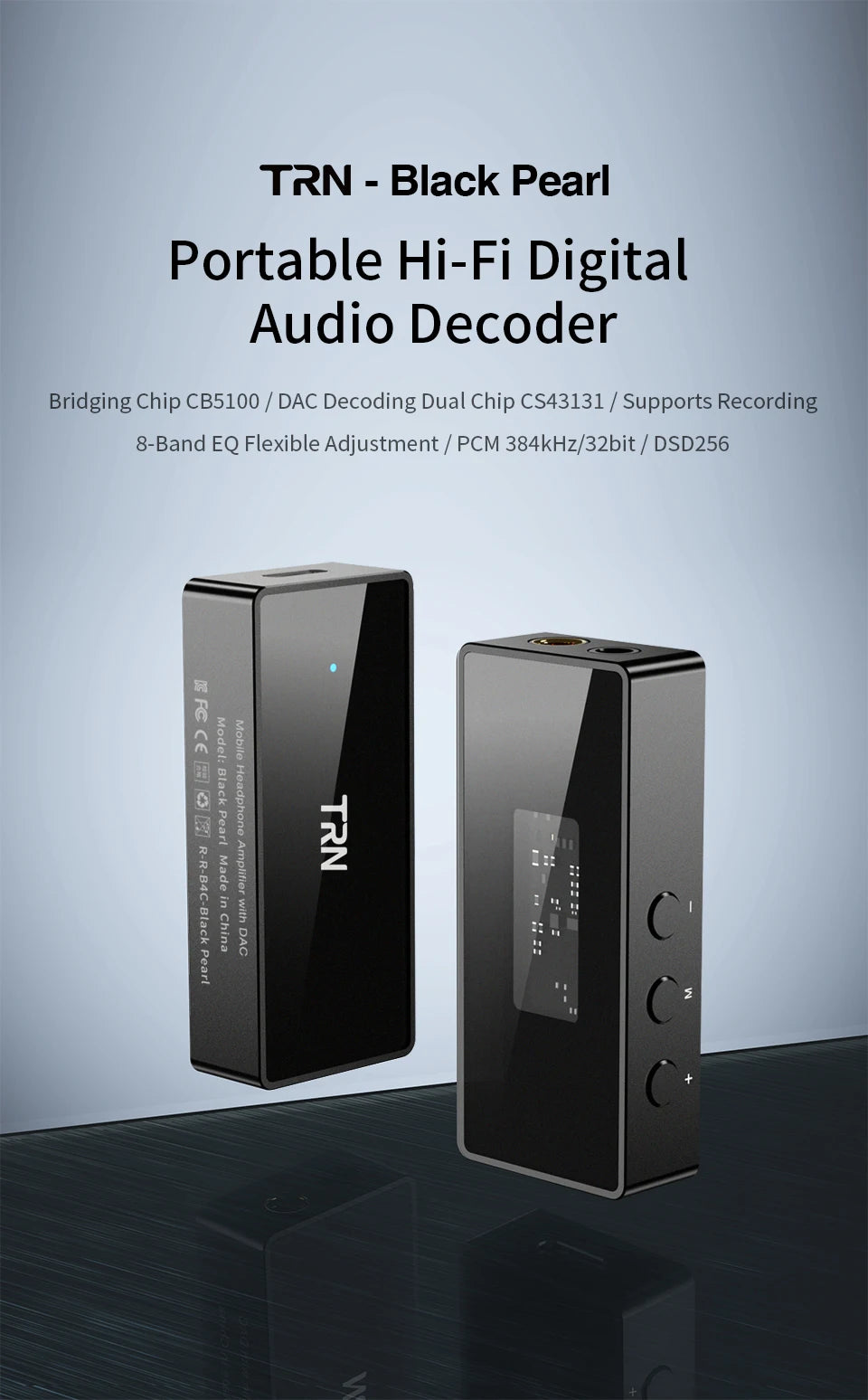 TRN Black Pearl DAC | DUAL-CS43131 Chipset