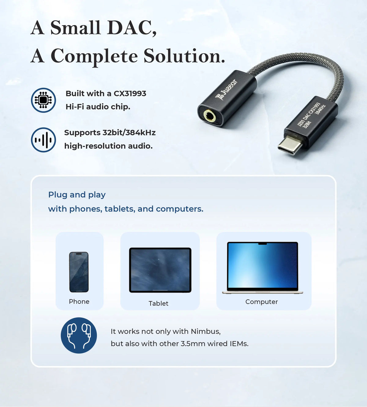 JUZEAR Nimbus | 10 MM Dynamic Driver