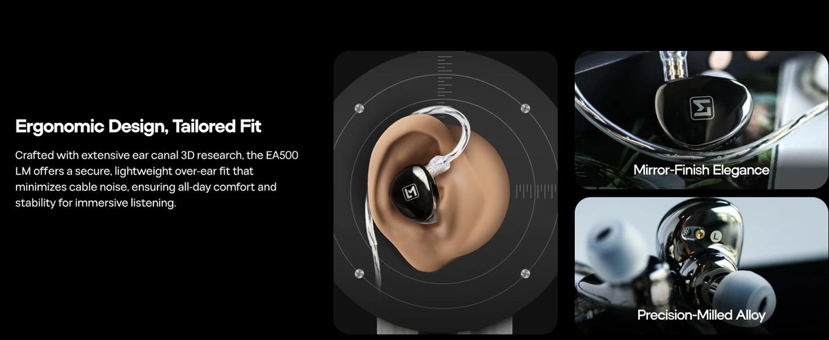 SIMGOT EA500 LM | Dual-Magnet & Dual-Cavity Lithium-Magnesium Diaphragm Dynamic Driver Technology
