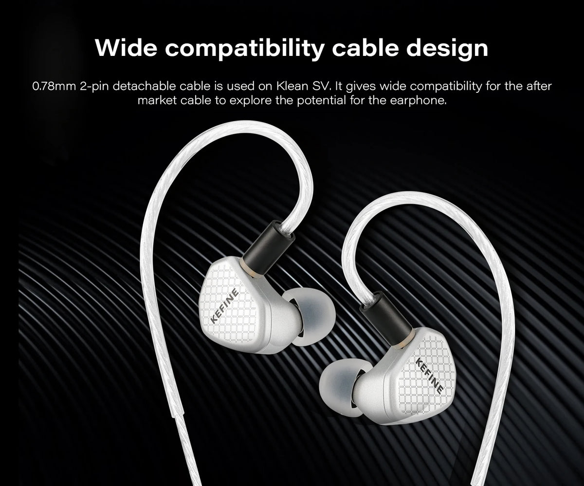 KEFINE Klean SV | 10mm DLC Diaphragm Dynamic Driver