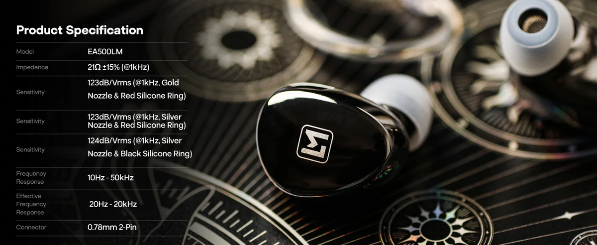 SIMGOT EA500 LM | Dual-Magnet & Dual-Cavity Lithium-Magnesium Diaphragm Dynamic Driver Technology