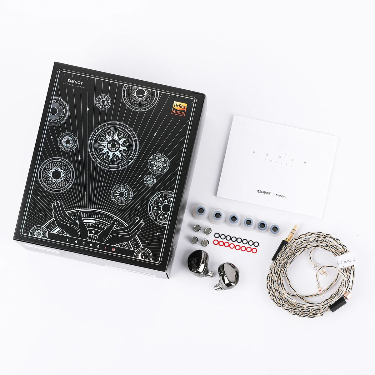 SIMGOT EA500 LM | Dual-Magnet & Dual-Cavity Lithium-Magnesium Diaphragm Dynamic Driver Technology