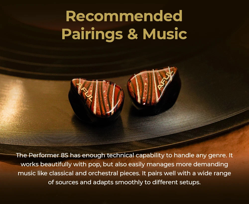 AFUL Performer 8S | 1DD+6BA+1 Passive Radiator+1 Micro Planar