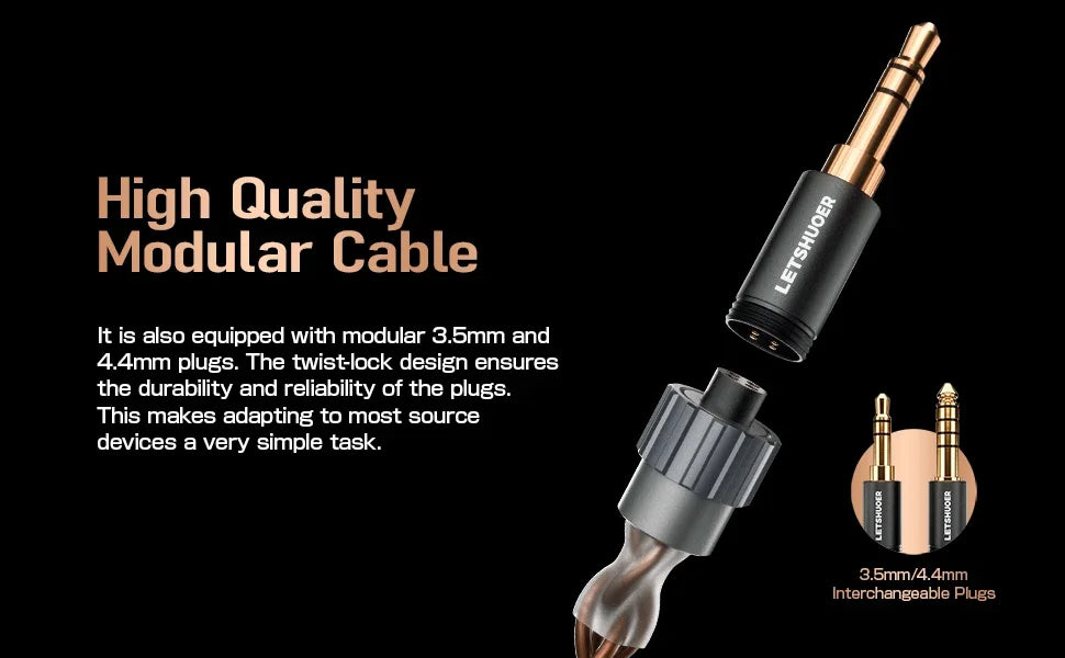 Letshuoer S08 | 4th Generation Dual-coil 13mm Planar Magnetic Transducer Technology