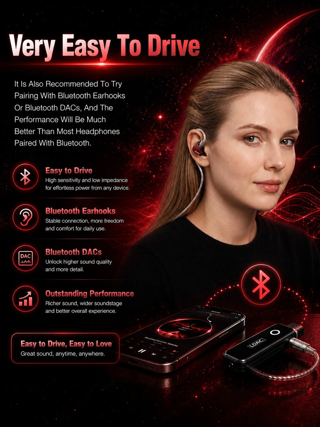 ERAND RESONANCE 5 | 2DD+2BA+1MP Hybrid Transducer IEMs