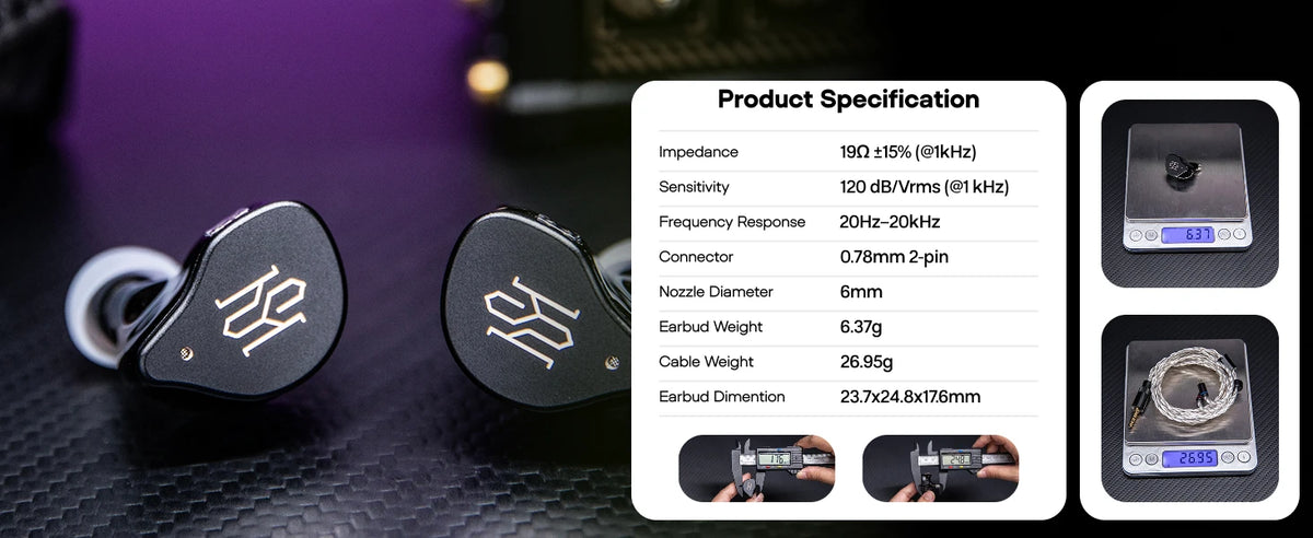 SIMGOT SuperMix 5 1BC+1DD+2BA+1MP in Ear Monitor Bone conduction HiFi Earphone with Detachable Silver-Plated OCC Litz Cable